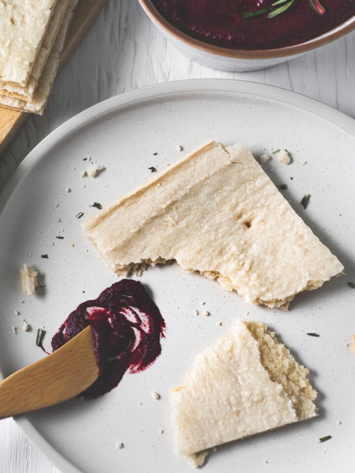 Easy Almond Flour Flatbread (Baked, No Cheese) Beet of the Wild