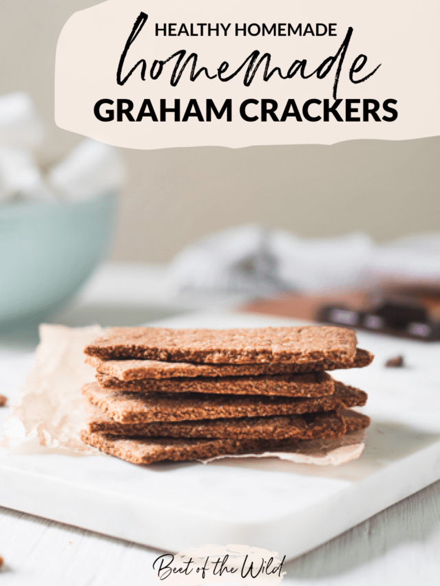 Healthy Homemade Graham Crackers