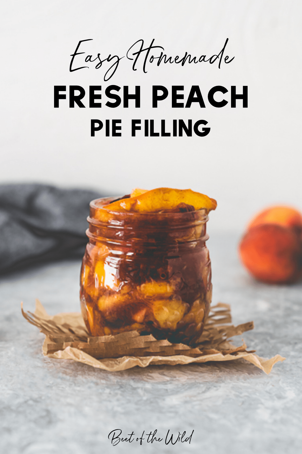 Easy Homemade Fresh Peach Pie Filling (Without Cornstarch) Beet of